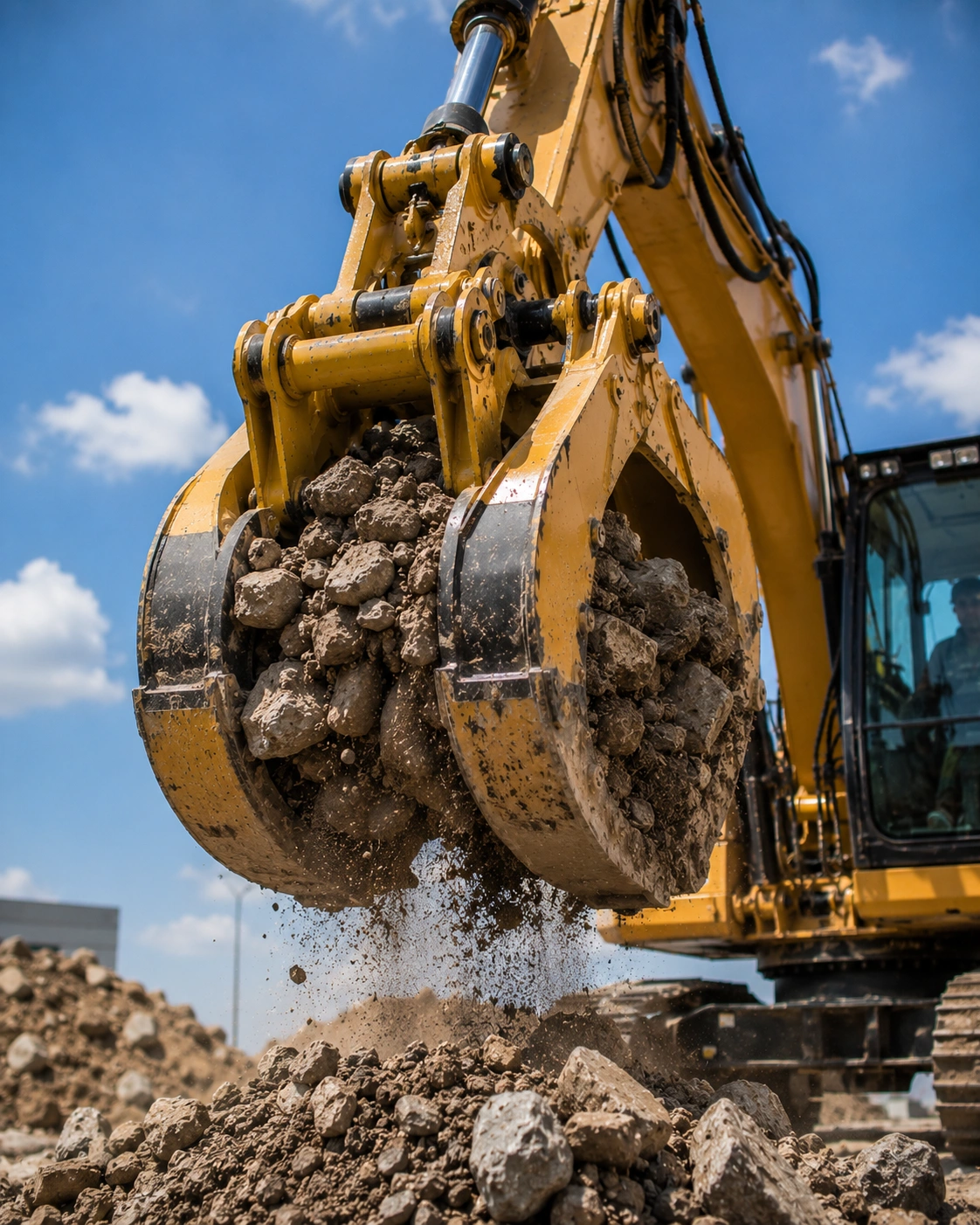 Backhoe Grab Bucket Hero
