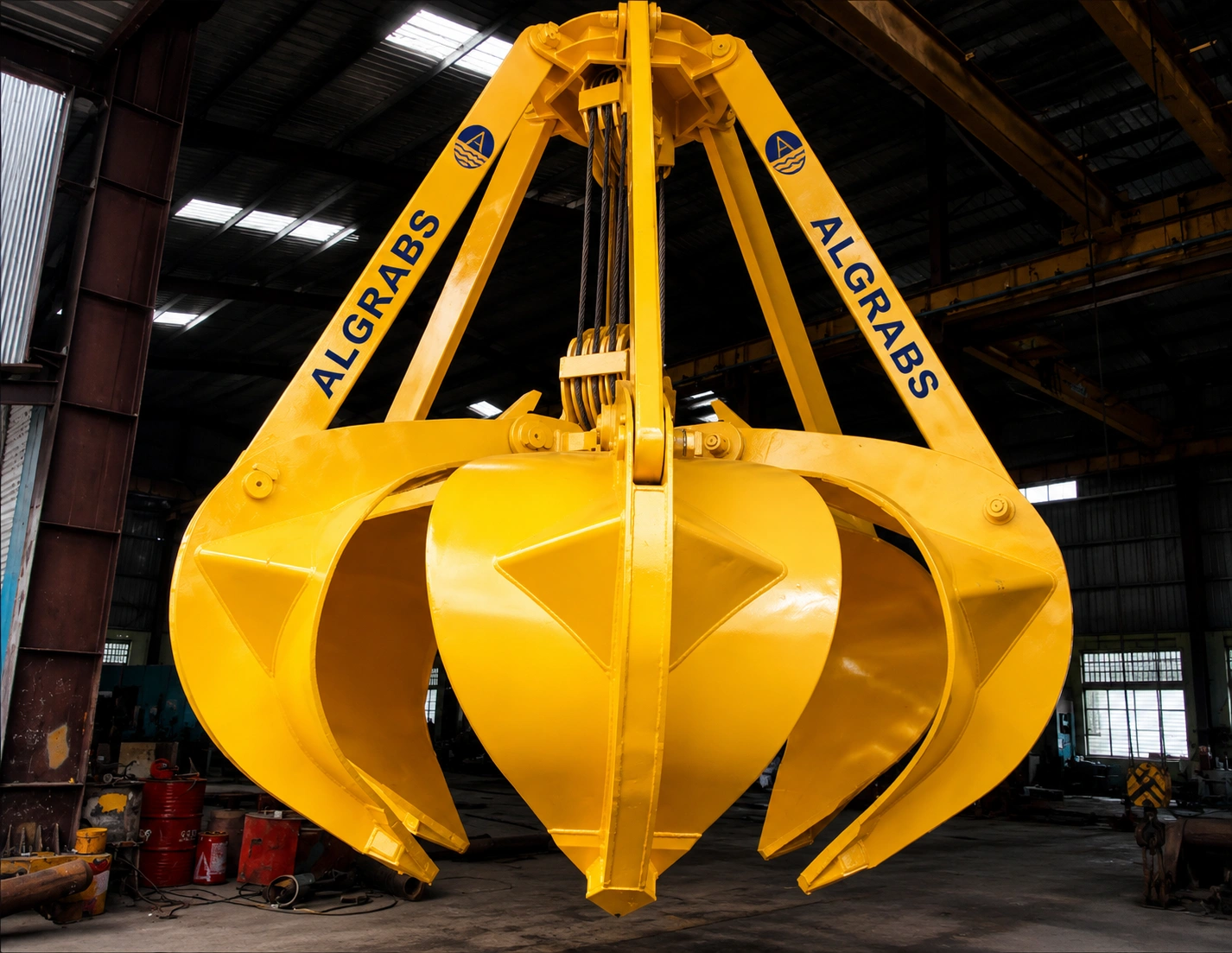Orange Peel Grab for Scrap Handling Orange peel grab