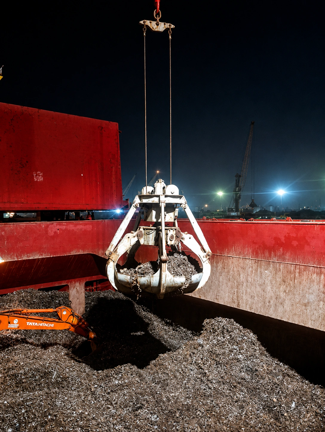 Orange Peel Grab for Scrap Handling RADIO REMOTE OPG