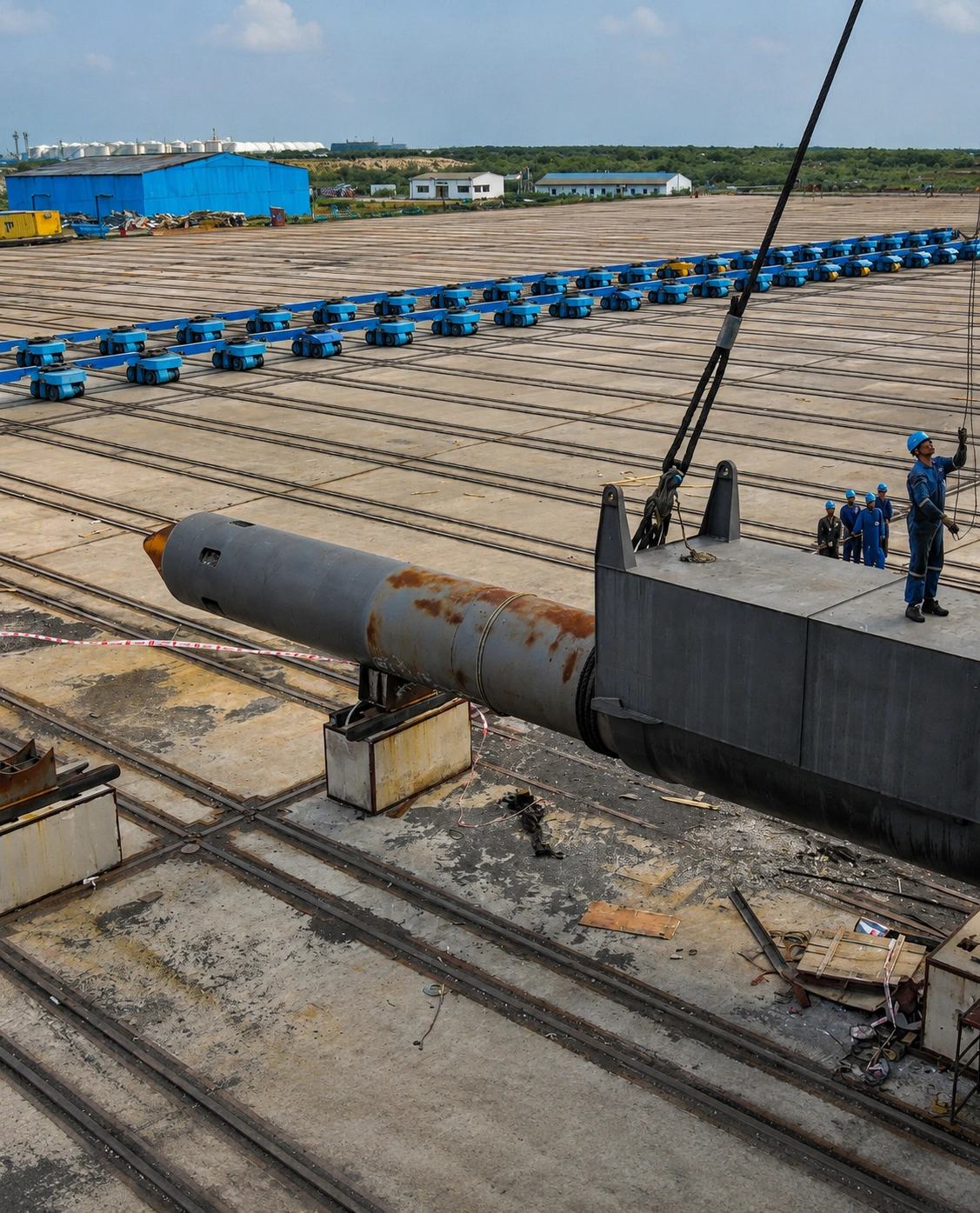 Spud For Barges