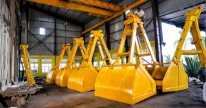 Clamshell mechanical grabs