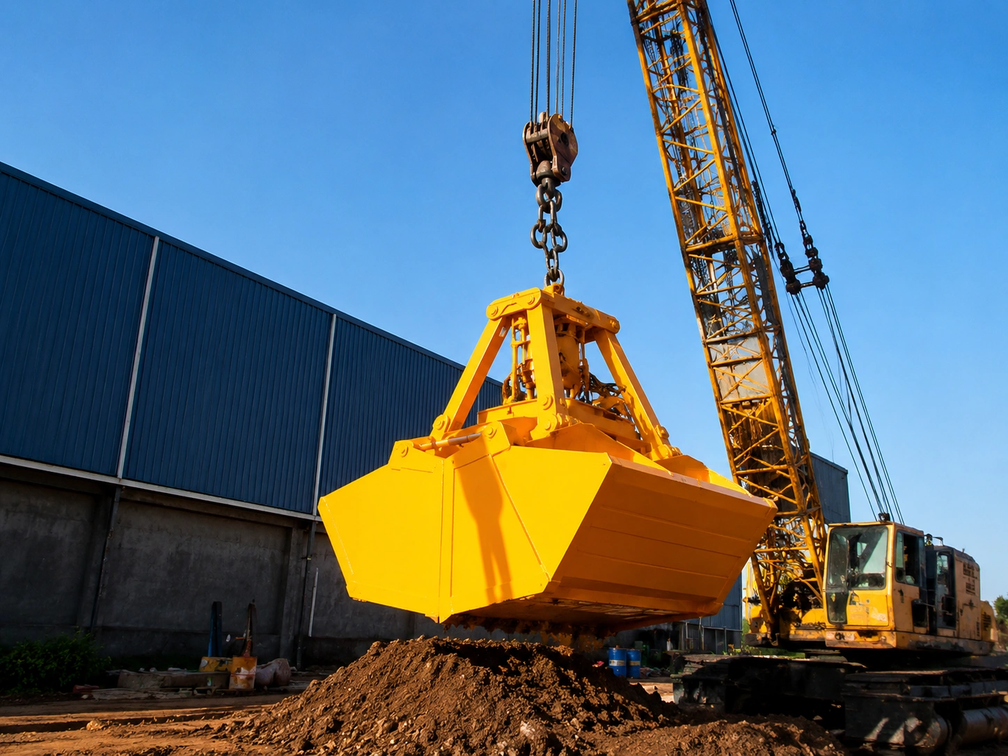 Electrohydraulic grab