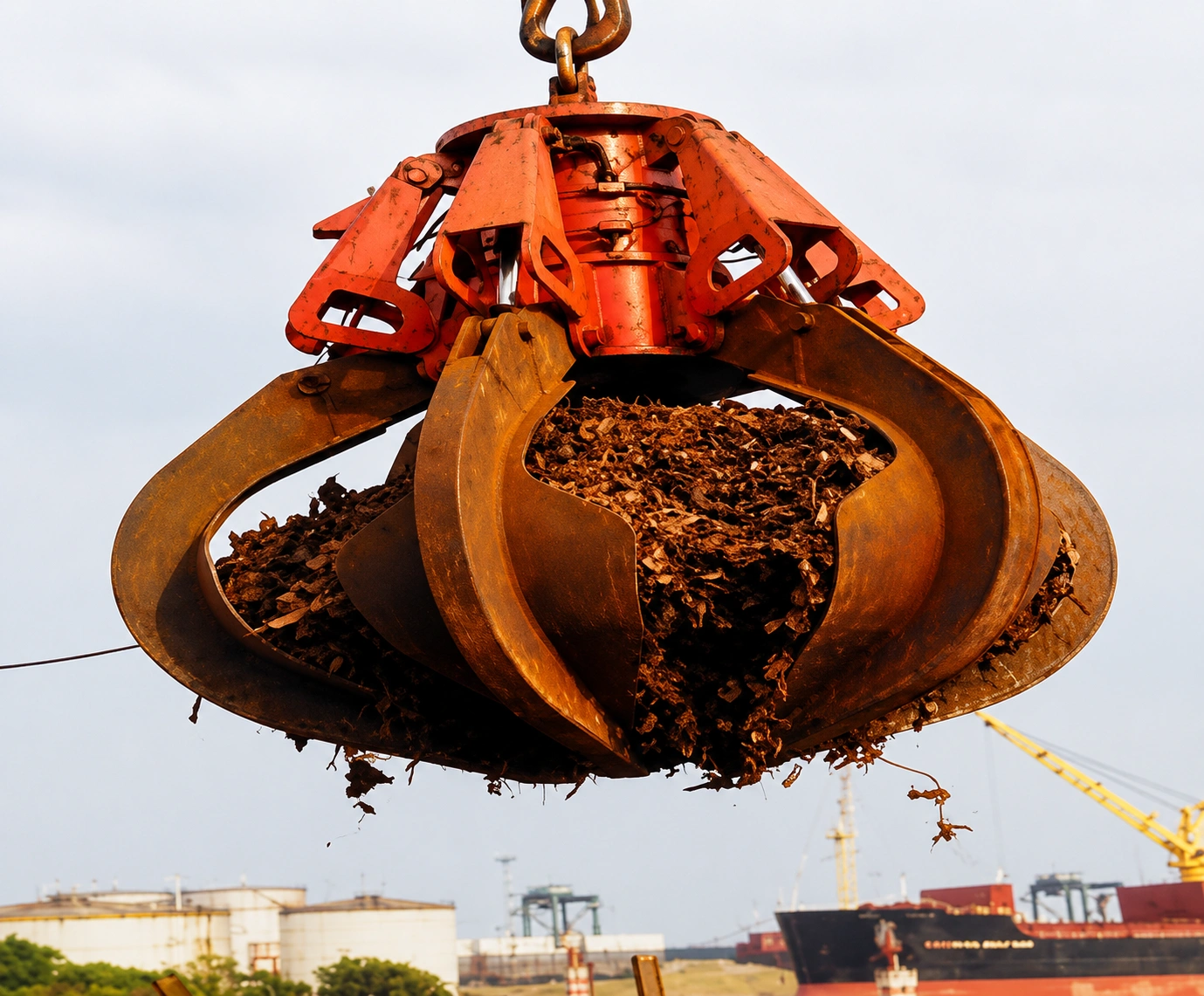 Orange Peel Grab for Scrap Handling Electrohydraulic orange peel grab
