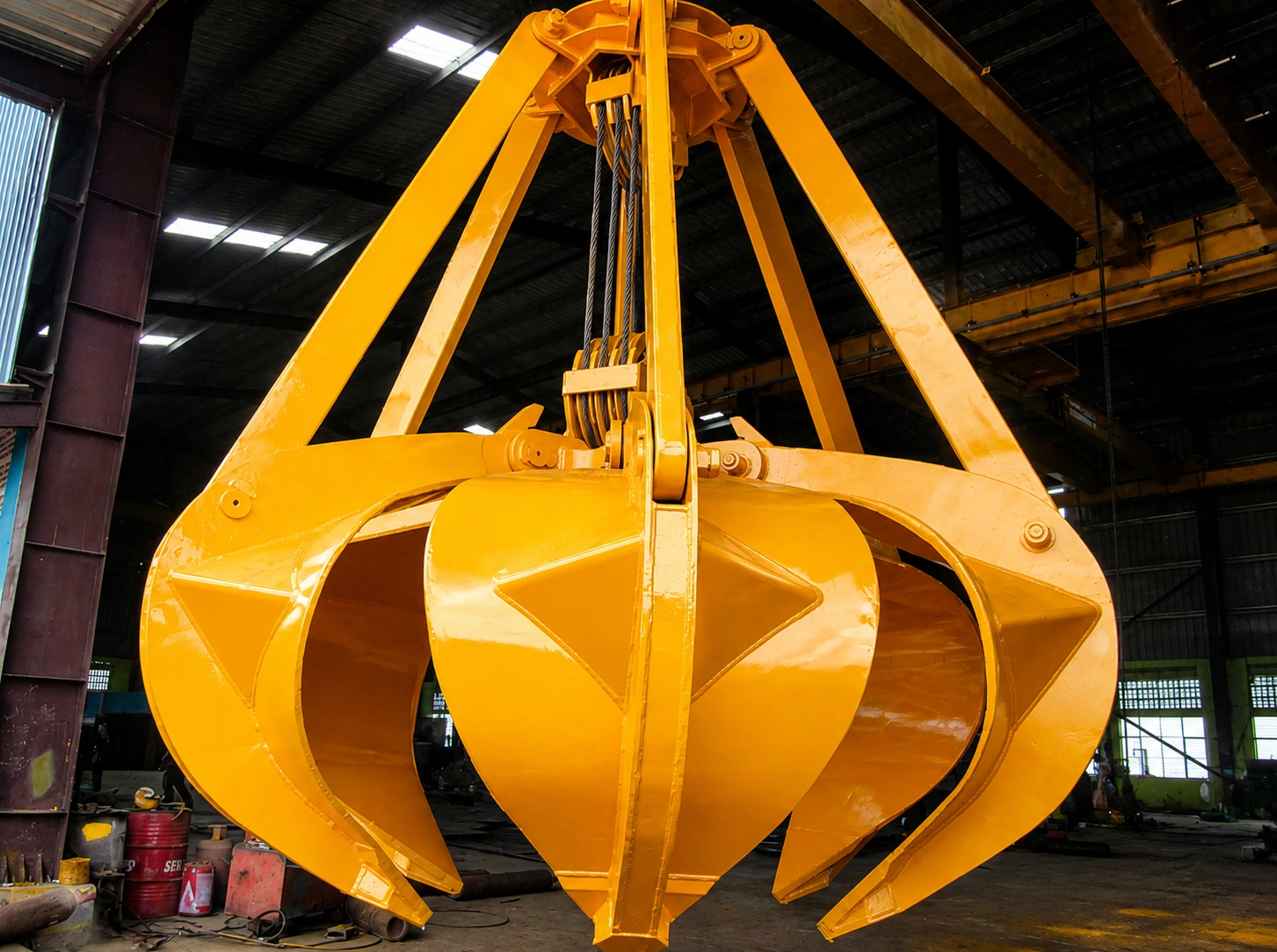 Orange Peel Grab for Scrap Handling Opg