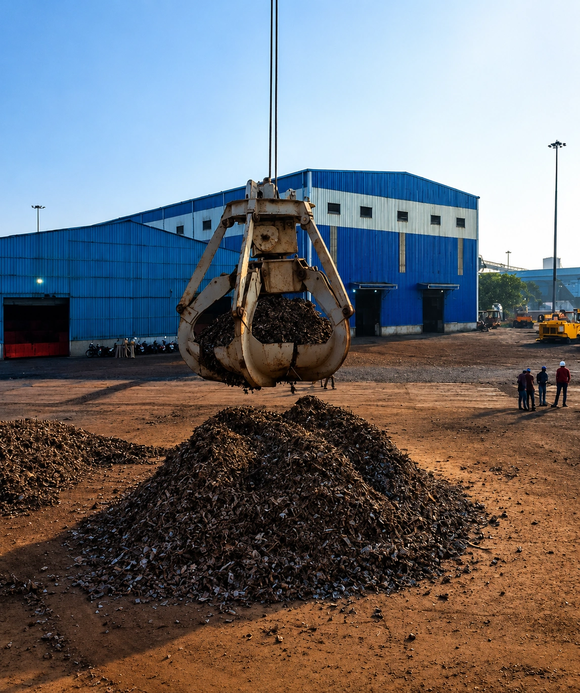 Orange Peel Grab for Scrap Handling Radio remote opg