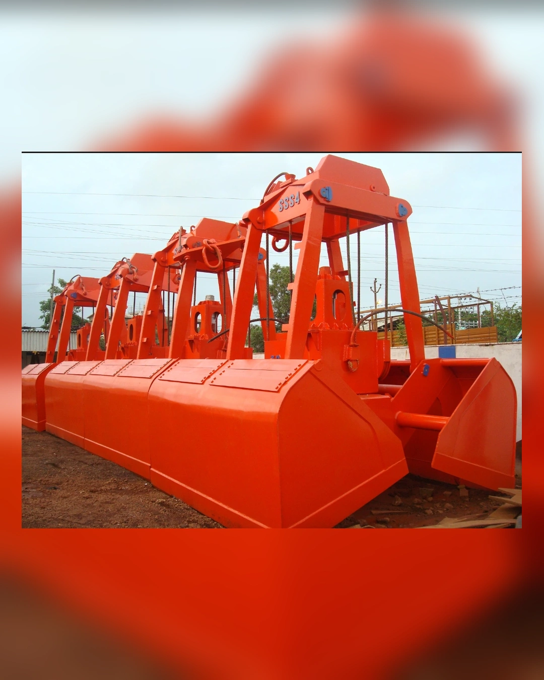 Orange Peel Grab for Scrap Handling Radio remote