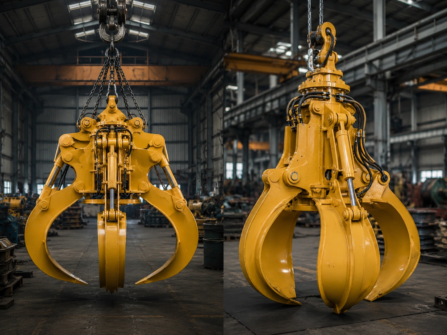 Orange Peel Grab for Scrap Handling Rock grab