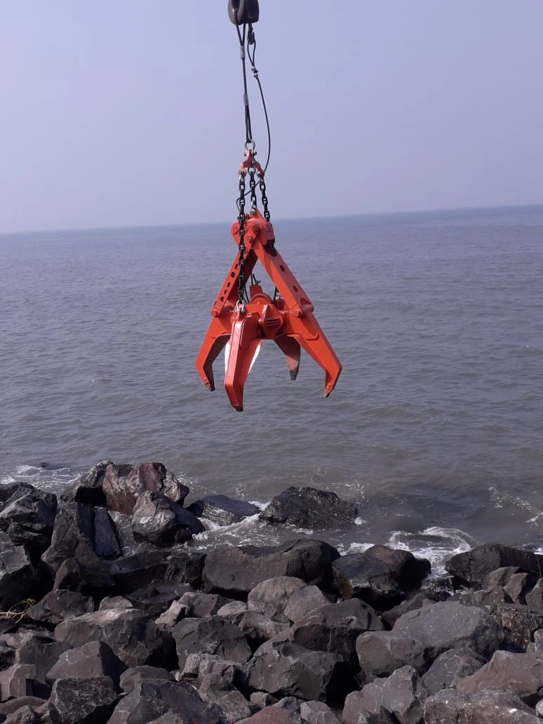 Orange Peel Grab for Scrap Handling Rock handling grab