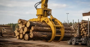 Wood log grab og