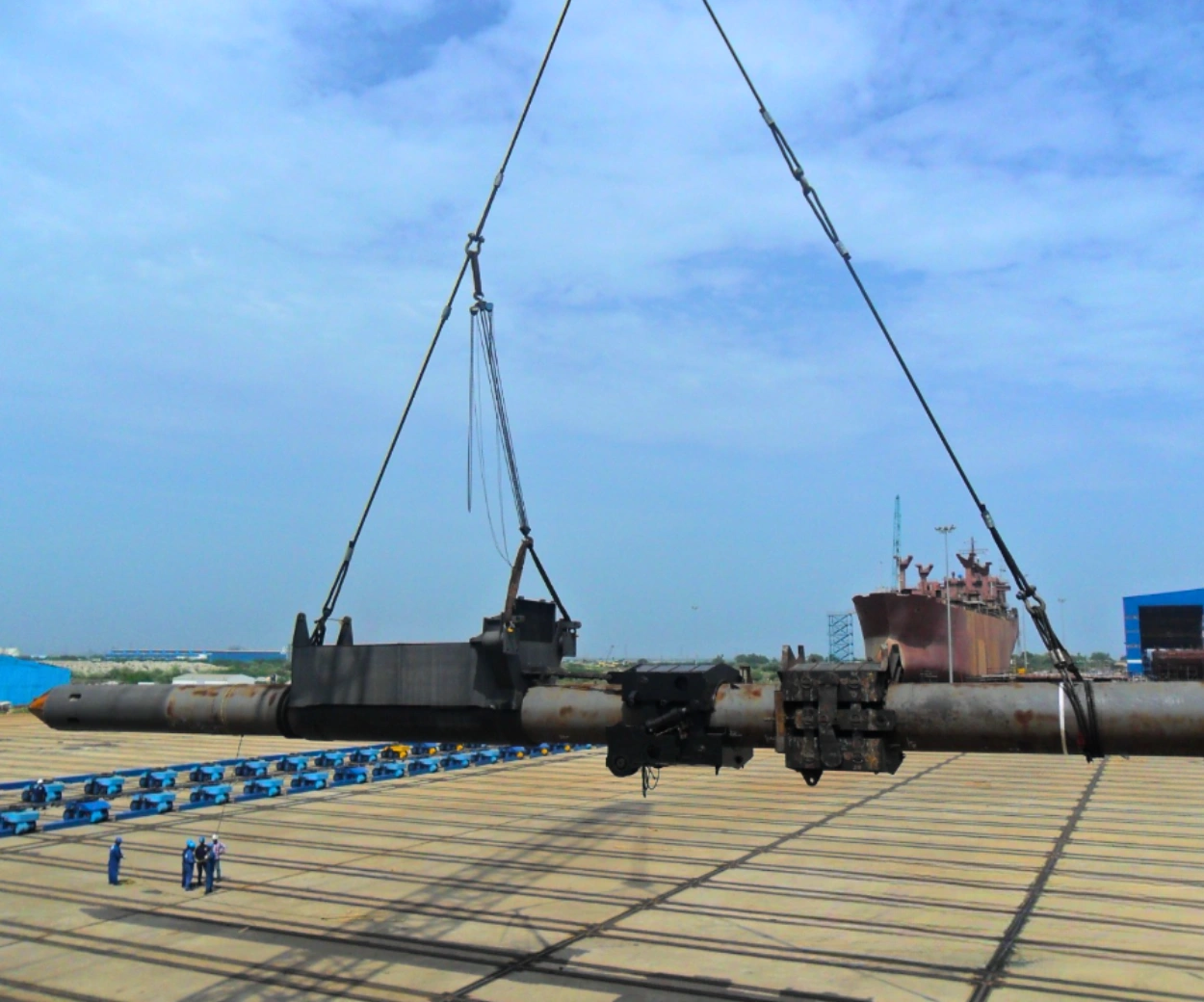 Dredge XVIII Spud Rehabilitation
