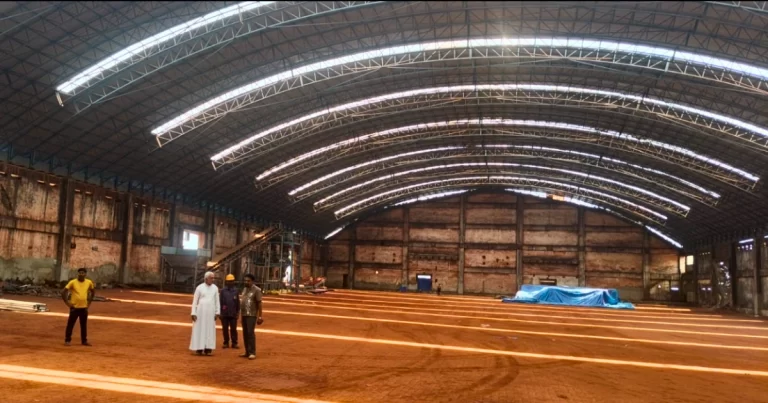 Industrial structural steel fabrication and Delta Shed construction completed by AL Industries