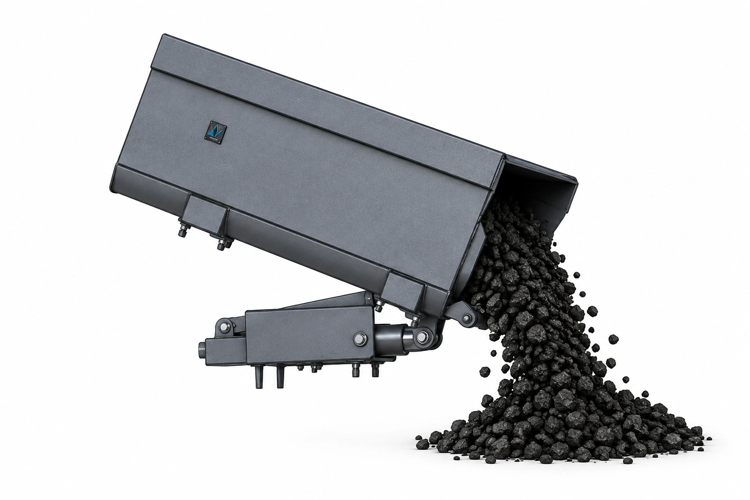 Side opening bucket