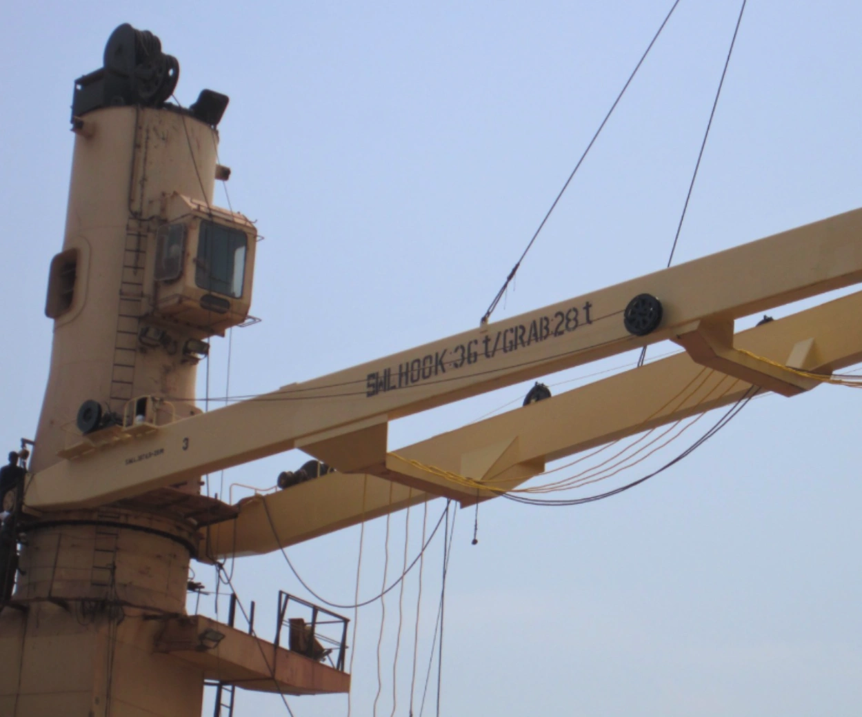Orange Peel Grab for Scrap Handling Spar lynx crane boom repair gallery